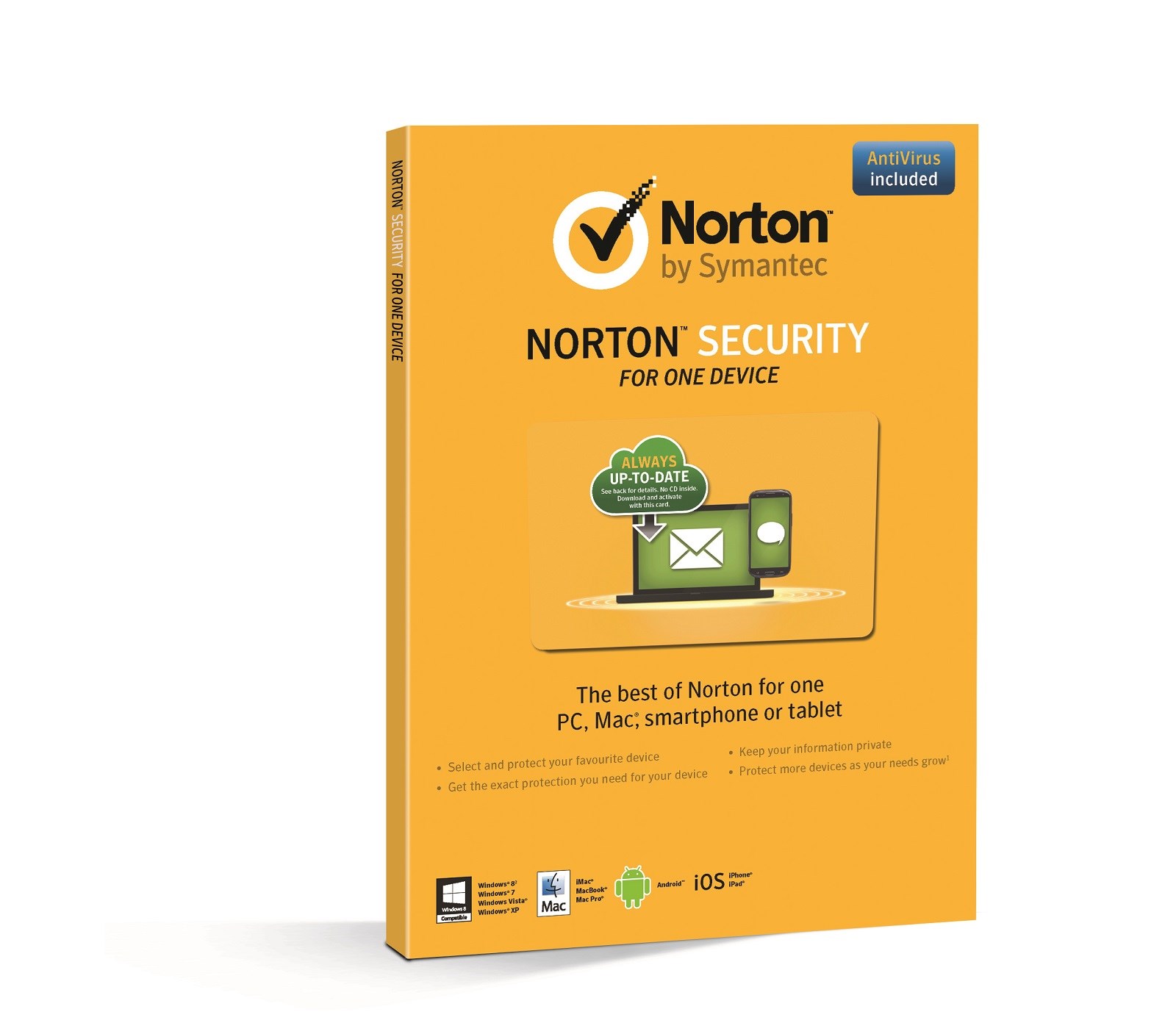 Symantec Norton Security 2.0 Medialess 1 User 1 Device 1 Year